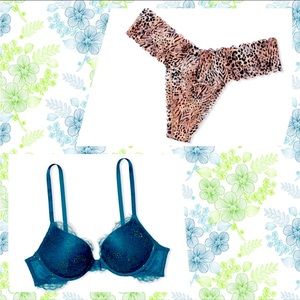 Victoria’s Secret Set very sexy bra & lacie thong NEW
